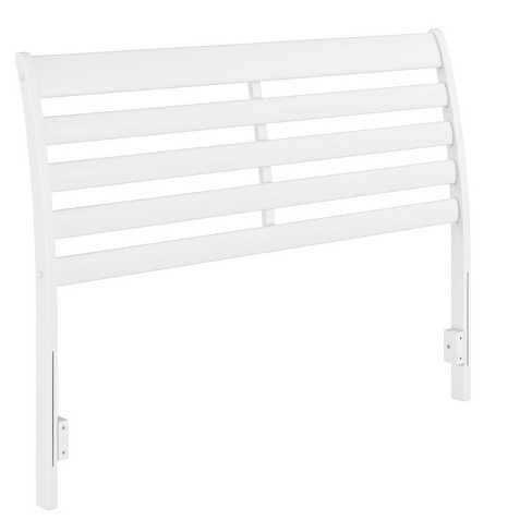 Atlantic Furniture Savannah Queen Solid Wood Headboard with Attachable Charger in White - image 1 of 4