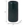 Modern Decorative Vase - Textured Ceramic Flower Holder - Stylish Home & Office Accent for Living Room & Bedroom - 4 of 4