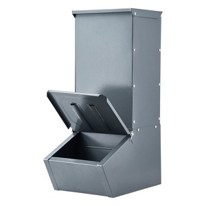 VEVOR Hog Feeder, 2.2 Bushel Capacity, Single Door Pig Feeder, Heavy Duty Steel Piglets Feeder, Multipurpose Trough Creep Feeder - 1 of 4
