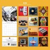 2026 Square Wall Calendar, Retro, 16-Month Lifestyles Theme with 180 Reminder Stickers (12x12 In) - 4 of 4
