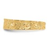 Black Bow Jewelry Flower/Scroll Toe Ring in 14K Yellow Gold - 3 of 4