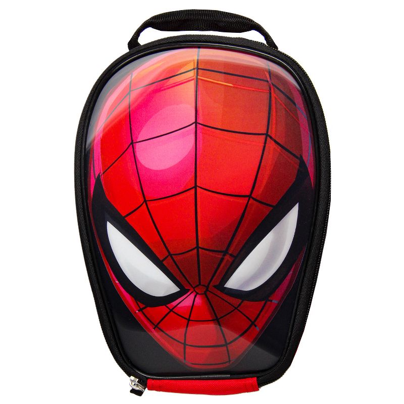 Marvel Spider-Man Lenticular Comic Superhero Insulated Lunch Tote Red, 2 of 7
