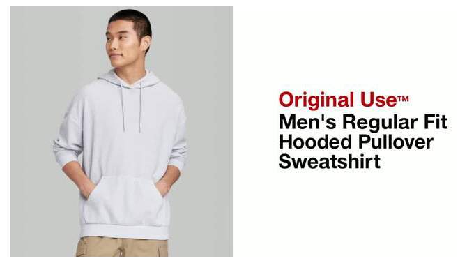 Men's Regular Fit Hooded Pullover Sweatshirt - Original Use™, 2 of 5, play video