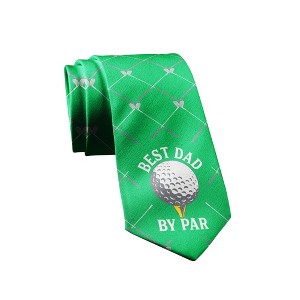 Coolest Pop Necktie Novelty Ties for Men Funny Ties for Dad Hilarious Neckties for Guys - Crazy Dog Tie - 1 of 4