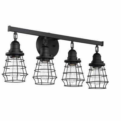 Craftmade Lighting Thatcher 4 - Light Vanity In Flat Black : Target