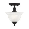 Livex Lighting North Port 1 - Light Flush Mount in  Black - 4 of 4