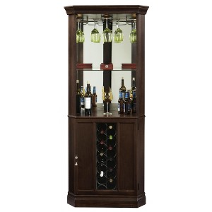 Howard Miller 690007 Howard Miller Piedmont Iii Corner Wine Cabinet 690007 Espresso - 1 of 2