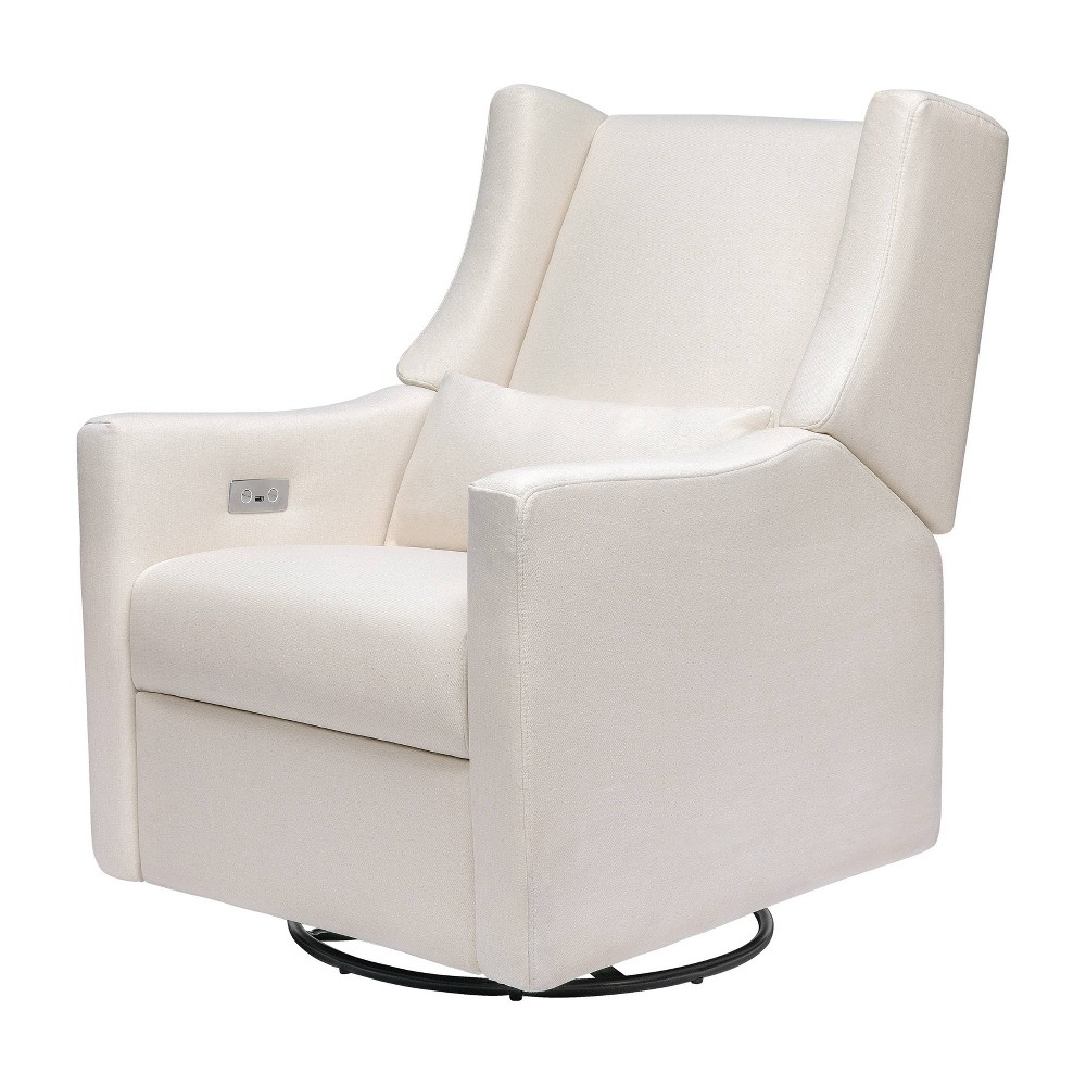 Babyletto Kiwi Glider Recliner with Electronic Control and USB - Performance Cream Eco-Weave