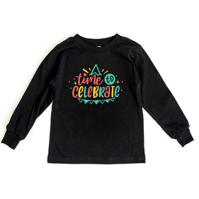 The Juniper Shop Time To Celebrate Toddler Long Sleeve Tee