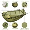 Camping Hammock with Mosquito Net, Portable Double Hammock Tent Load Two People with 2 Straps - 2 of 4