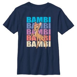 Boy's Bambi Name Stack Pose T-Shirt - 1 of 4