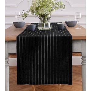 Solino Home Linen Striped Table Runner | Pinstripe - 1 of 4