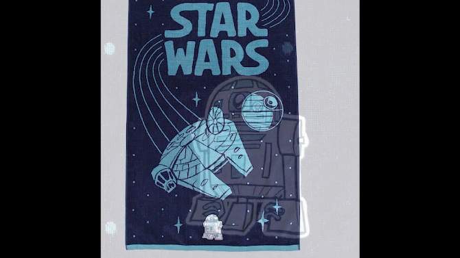 Star Wars Embroidered Beach Towel Blue, 2 of 6, play video