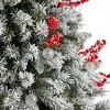 Nearly Natural 6-ft Snow Tipped Norwegian Fir Pre-Lit Artificial Christmas Tree with 200 LED Lights - 3 of 4