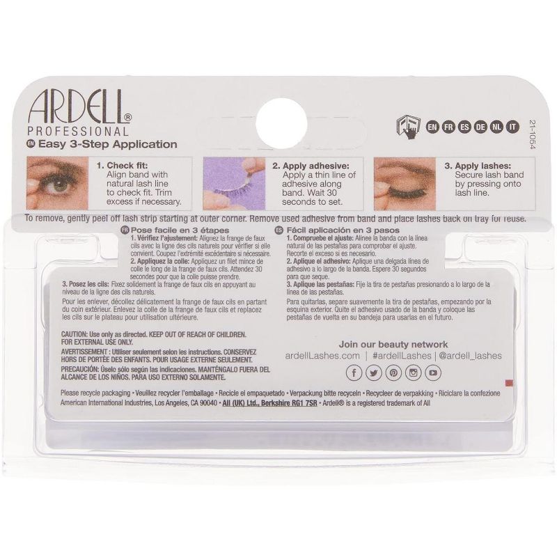 Ardell Chocolate Lashes - 886 Black/Brown - #61886 (Pack of 3), 2 of 6