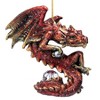 Design Toscano Christmas Light Protector Dragon 2021 Gothic Holiday Ornament: Each - 2 of 4