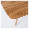 Cilla Coffee Table - Natural - Christopher Knight Home: Mid Century Modern, Mindi Veneer, Rectangle - image 3 of 4