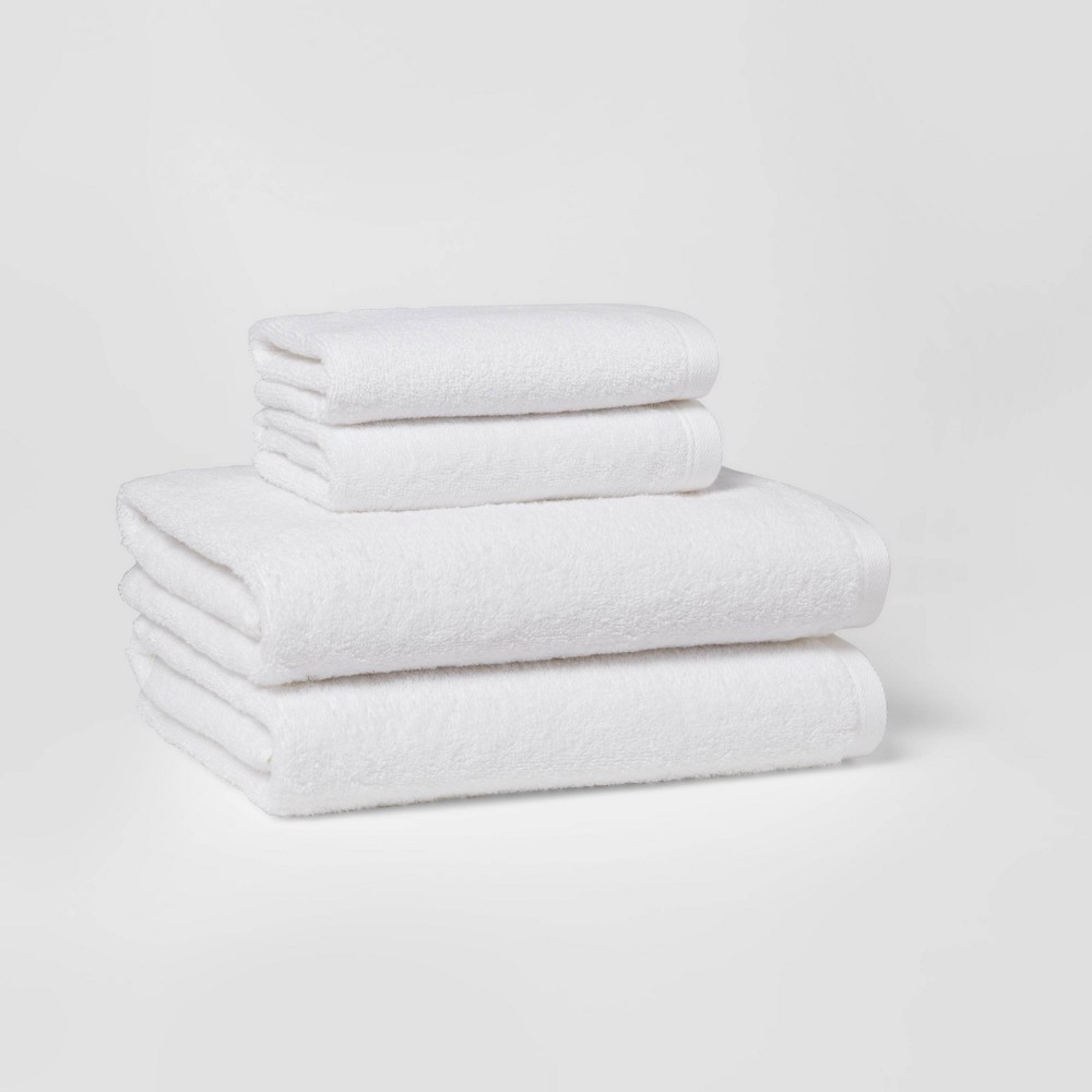 ( bag of 3 sets) Antimicrobial Assorted Bath and Hand Towel Set White - Room Essentials™