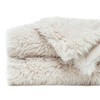Chanasya Fuzzy Tusicon Faux Longfur Throw Blanket - Plush Blanket - 3 of 4
