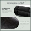 NicBex L Shaped Convertible Sectional Sofa,5 Seat Cloud Chenille Couch Set with Ottoman and 5 Pillows for Living Room,Apartment,Black - 4 of 4