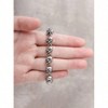 Stainless Steel Skull Bead Bracelet, Gothic Punk Rock Biker Jewelry Gift for Men Women - 2 of 4