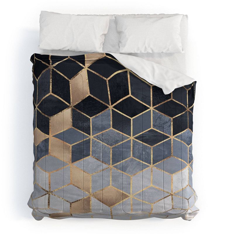 Elisabeth Fredriksson Soft Gradient Cubes II 100% Cotton Comforter Set - Deny Designs, 1 of 6