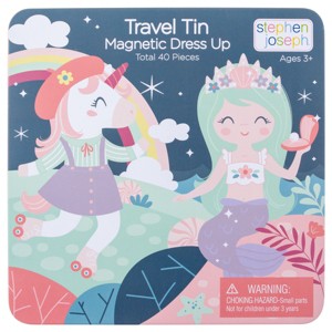 Stephen Joseph Gifts Kids Travel Tin Magnetic Dress Up - 1 of 4