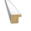 Amanti Art Svelte Petite Bevel Wood Bathroom Wall Mirror - 3 of 4