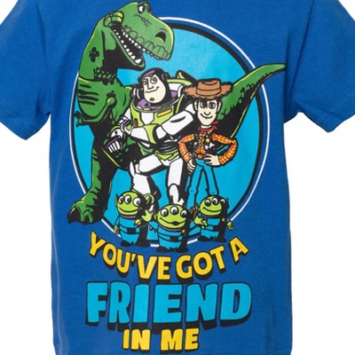 Disney Pixar Toy Story Woody Buzz Lightyear Rex Little Boys 3 Pack T-Shirts Buzz / Woody / Rex Poses 6 — фото 8