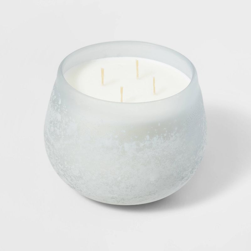 Balance Fashion Salted Glass Wellness Jar Candle Light Blue - Casaluna™, 1 of 8