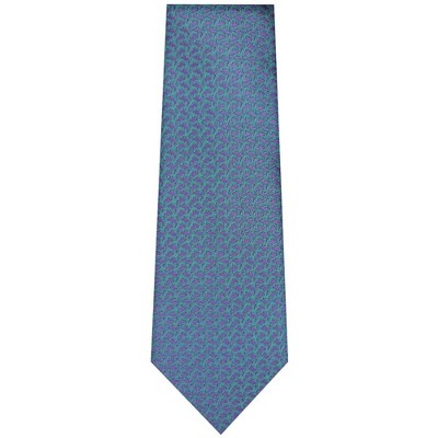 Thedappertie Men's Blue And Green Novelty Necktie With Hanky : Target