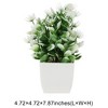 Unique Bargains Artificial Plants Dandelion Plant Plastic White Green 4.72"x4.72"x7.87" 1 Pc - 3 of 4