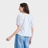Women's Puff Short Sleeve Blouse - Universal Thread™ - 2 of 3