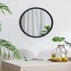 GlasFlength Decorative Wall Mirrors Wall Art Wall Mirror Classic Mirror Decorative Circle Mirror Vanity Mirror for Living Room, Black, 32"*1"*32" - 3 of 4