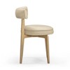 TOV Furniture Nikita Performance Vegan Leather Dining Chair with Oak Wood Frame - 4 of 4