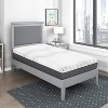 TinyHomie 12" Mattress Green Tea Gel-Infused Memory Foam Hybrid Mattress, Plush Foam Pocket Coils, Mattress in a Box, Comfortable Sleep Mattress - 2 of 4