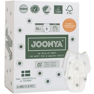 Joonya Pull-Up Baby Diaper Pants - Bulk-Saver Carton, Non Toxic, Eco-Friendly, High Absorbency, Overnight Use, Ultra Slim & Soft - Made in Denmark - 1 of 4
