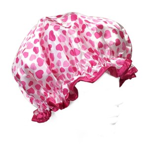 Wrapables Trendy Satin Shower Cap - 1 of 4