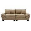 NicBex 84" Corduroy Couch with Pillows,Deep Seat Loveseat Sofa,Comfy Upholstered Cloud Couch,Sleeper Sofa for Living Room,Apartment,Office - 2 of 4