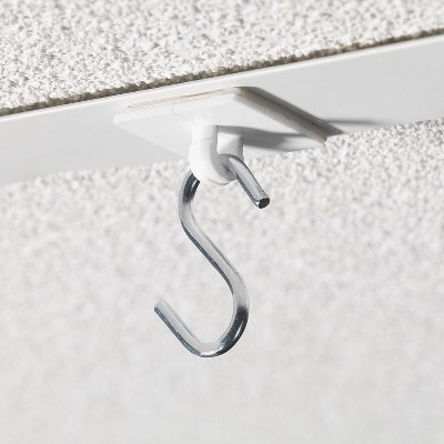 Silver Galvanized Metal S Hook for Signs and Banners