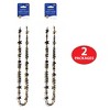 Beistle Black, Gold, and Silver Happy New Year Beads-Of-Expression, 36", Pack of 6 - 4 of 4