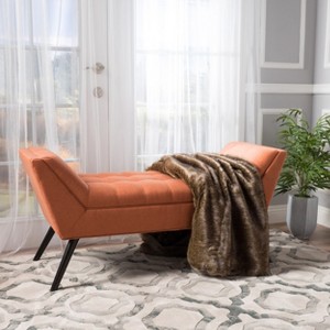 Demi Tufted Bench - Christopher Knight Home - 1 of 4