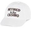 Collections Etc Retired to the Casino Adjustable Embroidered Hat NO SIZE - 3 of 3