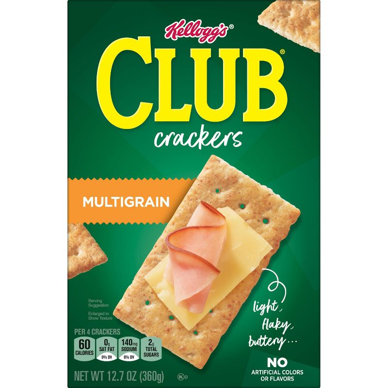 Kellogg&#39;s Club Multi-Grain Crackers 12.7oz, 6 of 12