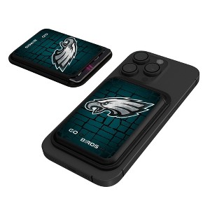 NFL NFC Teams Brick Wall Black Magnetic Credit Card Wallet - 1 of 3