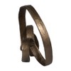 Decorative Object Metal and Aluminum Abstract Looped Rings Metallic Finish for Home or Office - 16" Bronze & Copper - 3 of 4