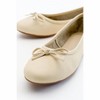 Florence - Beige Ballerina Flats | Forever & Always Shoes - 3 of 4