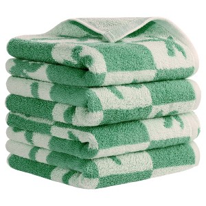 REGALWOVEN Cotton Soft Absorbent Decorative Bathroom Hand Towel 14 x 30 Inch - 1 of 4