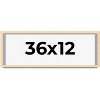 PosterPalooza | Panoramic Classic Modern Yellow Frame - UV Acrylic, Foam Board Backing, Hanging Hardware - 2 of 4