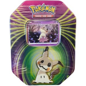 Pokemon TCG: Assorted Mighty Mysterious Tin - Contains Snorlax. Mimikyu, Or Darkrai - 1 Random Character Tin - 1 of 2